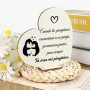 Regalos para Madres Navidad, Placa de Madera Corazón, Regalos Navidad Mujer, Detalles para Regalar Mujer, Regalo Cumpleaños