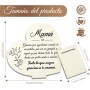 Regalos para Madres Navidad, Placa de Madera Corazón, Regalos Navidad Mujer, Detalles para Regalar Mujer, Regalo Cumpleaños