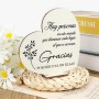 Regalos para Madres Navidad, Placa de Madera Corazón, Regalos Navidad Mujer, Detalles para Regalar Mujer, Regalo Cumpleaños