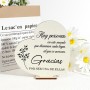 Regalos para Madres Navidad, Placa de Madera Corazón, Regalos Navidad Mujer, Detalles para Regalar Mujer, Regalo Cumpleaños