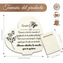 Regalos para Madres Navidad, Placa de Madera Corazón, Regalos Navidad Mujer, Detalles para Regalar Mujer, Regalo Cumpleaños