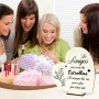 Regalos para Madres Navidad, Placa de Madera Corazón, Regalos Navidad Mujer, Detalles para Regalar Mujer, Regalo Cumpleaños