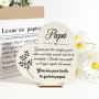 Regalos para Madres Navidad, Placa de Madera Corazón, Regalos Navidad Mujer, Detalles para Regalar Mujer, Regalo Cumpleaños