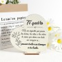 Regalos para Madres Navidad, Placa de Madera Corazón, Regalos Navidad Mujer, Detalles para Regalar Mujer, Regalo Cumpleaños