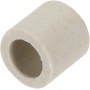 QUARKZMAN 10 Piezas de Tubo Cerámico Aislado para Protección de Haz de Cables Electrónicos con Aislamiento Térmico 10X15X15Mm