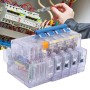 Circuiter Protector de Protección en Miniatura Pequeña Riel Transparente para DZ47LE C63, Interruptores de Circuito en Miniatura