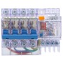 Circuiter Protector de Protección en Miniatura Pequeña Riel Transparente para DZ47LE C63, Interruptores de Circuito en Miniatura