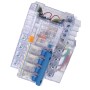 Circuiter Protector de Protección en Miniatura Pequeña Riel Transparente para DZ47LE C63, Interruptores de Circuito en Miniatura