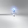 OSRAM COOL BLUE INTENSE H1, +100% más de brillo, hasta 5000 K, lámpara de faro halógena, aspecto LED, blister único (1 lámpara)