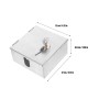 FUNOMOCYA Caja De Tomacorriente Con Cerradura Acero Inoxidable Resistente Agua Para Exteriores