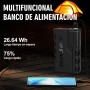 Arrancador de Baterias de Coche,1500 A Arrancador de Coches Portatil para Motor 7.0 L Gasolina o 5.5 L Diesel con Pinzas Bateria