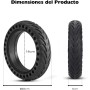 ANSENI® Rueda Patinete Xiaomi Ruedas Macizas Patinete Electricos (8.5x2)8.5Pulgadas,Neumáticos de Reemplazo Maciza,Rueda