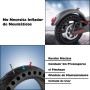 ANSENI® Rueda Patinete Xiaomi Ruedas Macizas Patinete Electricos (8.5x2)8.5Pulgadas,Neumáticos de Reemplazo Maciza,Rueda