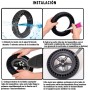 ANSENI® Rueda Patinete Xiaomi Ruedas Macizas Patinete Electricos (8.5x2)8.5Pulgadas,Neumáticos de Reemplazo Maciza,Rueda