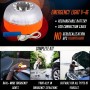 MAGIC SELECT Luz de Emergencia V16 para Señalización en Carretera de Coche y Moto. Luz Amarilla Intermitente y Blanca Fija con