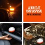 MAGIC SELECT Luz de Emergencia V16 para Señalización en Carretera de Coche y Moto. Luz Amarilla Intermitente y Blanca Fija con