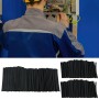 Kit de tubos termorretráctiles, surtido de fundas de cable, impermeable y resistente a la humedad, fácil de usar, negro, 127