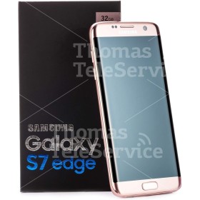Samsung Galaxy S7 Edge - Smartphone Libre de 5.5" (4G, Memoria Interna de 32 GB, cámara de 12 MP, IP68, Android 6.0) Color Rosa