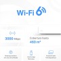 Mercusys Halo H3000X(3-Pack) - Router Mesh WiFi 6 AX3000, Doble Banda 2 4Ghz/5Ghz, 3X Puertos Gigabit, Cobertura hasta 650m²,