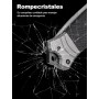 Rolgno Navaja Tactica con Rompecristales y Clip de Bolsillo Cuchillo Plegable Inoxidable Afilado 3Cr13 EDC Cuchillo