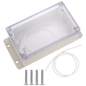 Caja de conexiones impermeable, IP65, caja de distribución eléctrica, resistente al polvo, resistente a la intemperie,