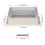 Caja de conexiones impermeable, IP65, caja de distribución eléctrica, resistente al polvo, resistente a la intemperie,