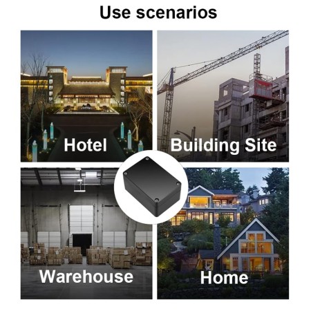 Caja de conexiones impermeable IP66, caja de conexiones para exteriores, caja de proyectos electrónicos negra, carcasa de