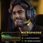 Tatybo Cascos Gaming para Ps4/Ps5/PC/Switch, Auriculares Gaming con Doble Diadema Adaptable, 3D Estéreo Sonido, Cascos con Cable