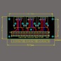 Asyduey Placa de Conexión Hembra RJ45, Terminal de Resorte Rápido Sin Soldadura RJ45 A 8, Conector Hembra RJ45 de Vías con Placa
