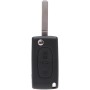 2 Botón Carcasa del Mando Pra Peugeot 206 107 207 307 407 Citroen C2 C3 C4 C5 C6
