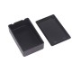 8 cajas de conexiones impermeables para proyectos electrónicos, caja electrónica de plástico, 100 x 60 x 25 mm (negro)