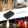 8 cajas de conexiones impermeables para proyectos electrónicos, caja electrónica de plástico, 100 x 60 x 25 mm (negro)