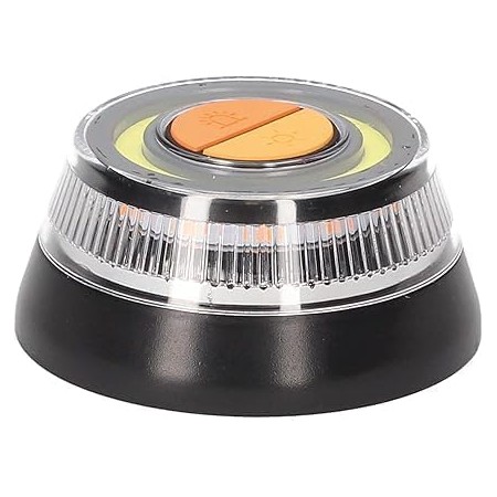 PMK GRUPO Luz V16 Homologada DGT | Luz Emergencia Coche Averia o Accidente [Visibilidad 1 Km] o Linterna con Base Imantada o