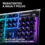 SteelSeries Apex 3 - Teclado Gaming - Iluminación RGB de 10 zonas - Resistencia al agua IP32 - Reposamuñecas magnético superior