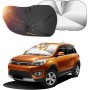 Oziral Parasol para Parabrisas Delantero de Coche Protector UV para Coche Parabrisas Delantero Plegable, Protector Solar