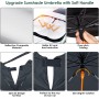 Oziral Parasol para Parabrisas Delantero de Coche Protector UV para Coche Parabrisas Delantero Plegable, Protector Solar
