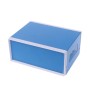 Caja de conexiones de metal azul para proyecto electrónico para caja eléctrica rectangular (6.7 x 5.1 x 3.1 pulgadas)