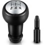 Vinabo Pomos de Palanca de Cambios, 5 Marchas Palanca de Velocidad de Coche para Peugeot 106 107 205 206 306 406 307 308