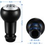Vinabo Pomos de Palanca de Cambios, 5 Marchas Palanca de Velocidad de Coche para Peugeot 106 107 205 206 306 406 307 308