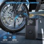 CaRSun Compresor Aire Portatil,150PSI Compresor Aire Coche,Batería Recargable Mini Inflador Ruedas Coche con Manómetro,Inflador