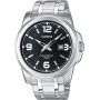Casio - Reloj analógico de cuarzo para hombre, acero inoxidable