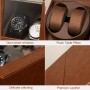 LINGFANSTORE Caja giratoria automática para Relojes de Lujo, Carcasa de Reloj con Motor silencioso Mabuchi, Funciona con Pilas o