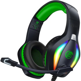 Fachixy FC100 Cascos Gaming para PS4, PS5, PC, Xbox One, Switch, Auriculares Gaming Cancelación de Ruido, Cascos con Microfono
