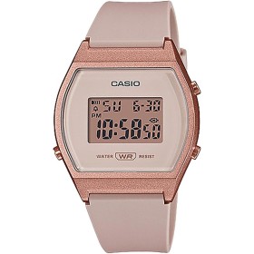 Casio - Collection Armbanduhr LW-204-4AEF - Damen Uhr - Spritzfest - Digital - Mit Kunststoffband - Rose