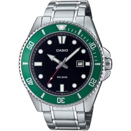 Casio Reloj Hombre MDV-107D-3AVEF Negro Plateado