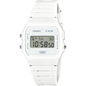 Casio Reloj Digital para Mujer de Cuarzo con Correa en Plástico F-91WB-7AEF
