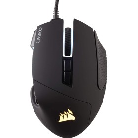 Corsair SCIMITAR RGB ELITE Ratón con Cable para Juegos MOBA/MMO - 18.000 PPP - 17 Botones Programables - Compatible con iCUE -