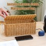 Organizador de caja de cables - Caja de gestión de cables | Caja organizadora de cables Cesta de estación de carga con tapa |
