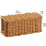 Organizador de caja de cables - Caja de gestión de cables | Caja organizadora de cables Cesta de estación de carga con tapa |