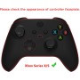 eXtremeRate Carcasa Delantera y Grip para Xbox Series X/S Mando - Cubierta Frontal Protectora de Agarre Empuñadura para Xbox